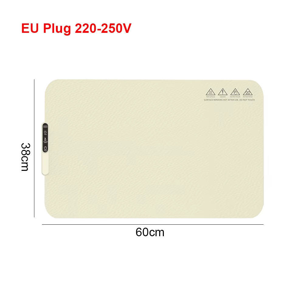 Food Warmer Electric Warming Plate Foldable Food Warmer Tray Fast Heating Electric Food Warming Mat Portable Food Warming Pad