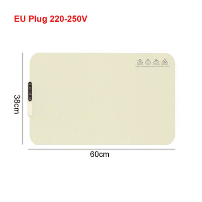 Food Warmer Electric Warming Plate Foldable Food Warmer Tray Fast Heating Electric Food Warming Mat Portable Food Warming Pad